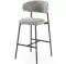 Барный стул Aria, серая рогожка