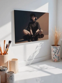 Картина на стену 40 X 50 Девушка аниме