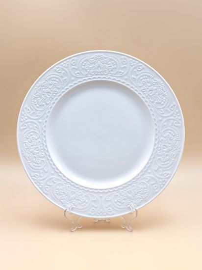 Тарелка обеденная 27 см. набор 6 шт. Ажур классик