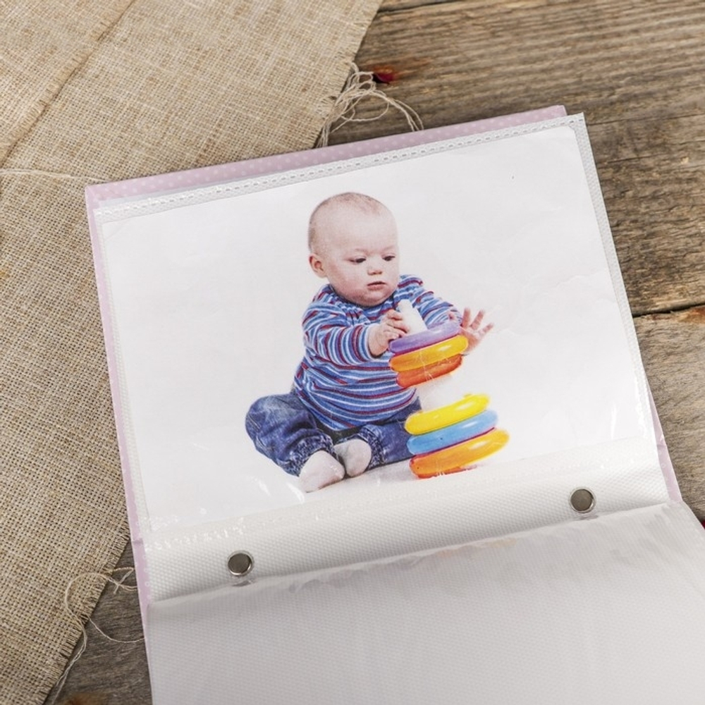 3746446 Фотоальбом на 100 фото 10х15 см "Детский альбом-3" МИКС