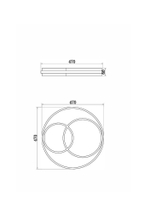 Потолочный светодиодный светильник Freya Tucene FR10029CL-L70B