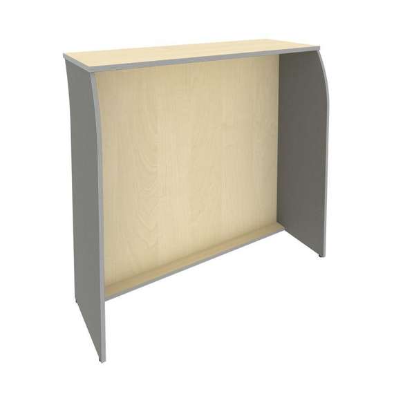 Riva Стойка ресепшн А.РС-2 Клен Металлик NEW 1244*506*1150