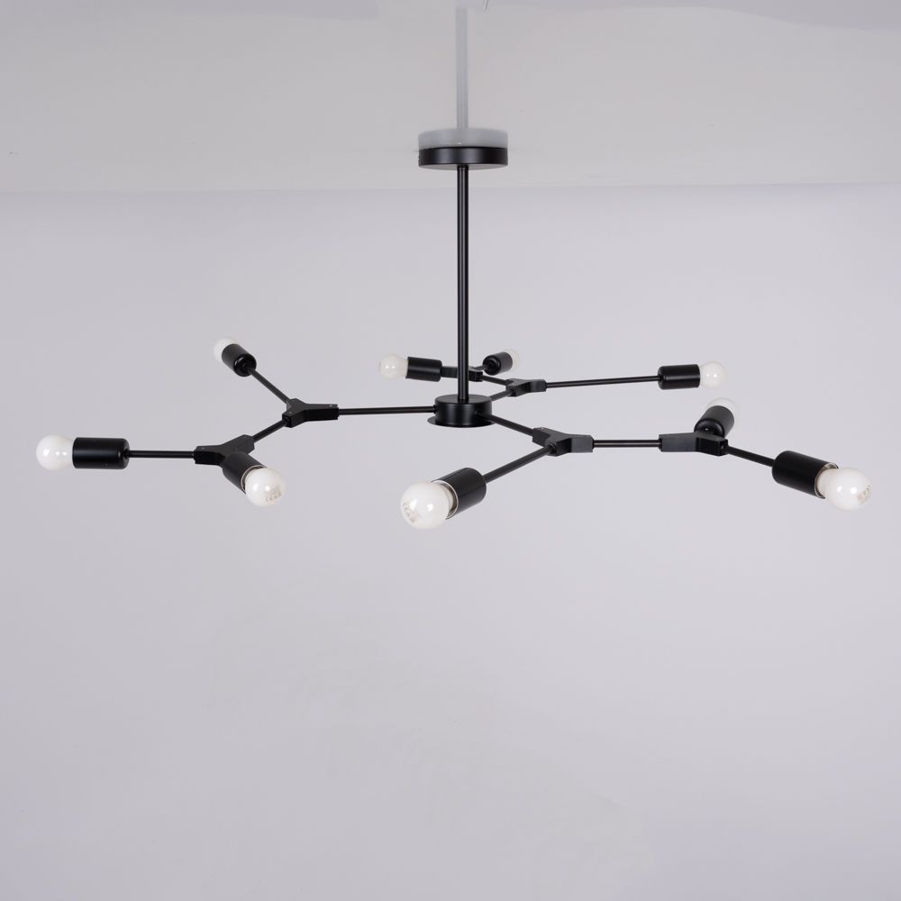 Люстра На Штанге Late D103 Black By Imperiumloft