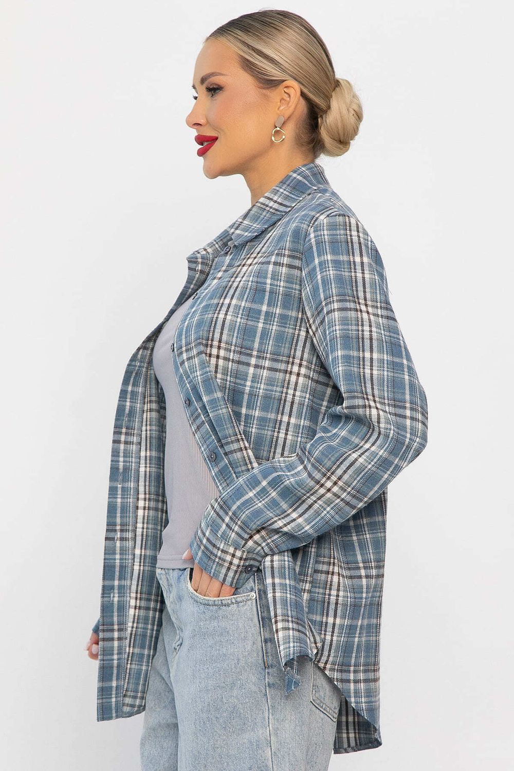 Рубашка Денни (джинс) Б14134-7М LT Collection