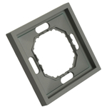 Рамка STEKKER, PFR00-5001-10 1-местная, серия Эмили, платиново-серый, soft touch 49962