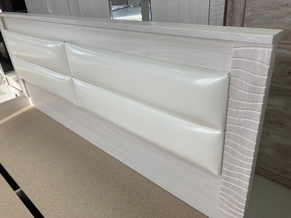 Кровать Монако КР-16 ясень белый 1600+ настил