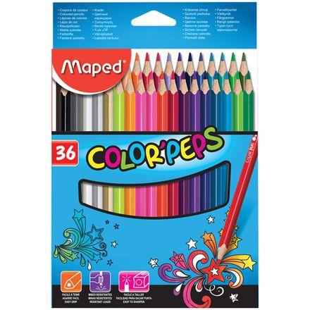 Карандаши цветные 36цв. Maped Color Peps