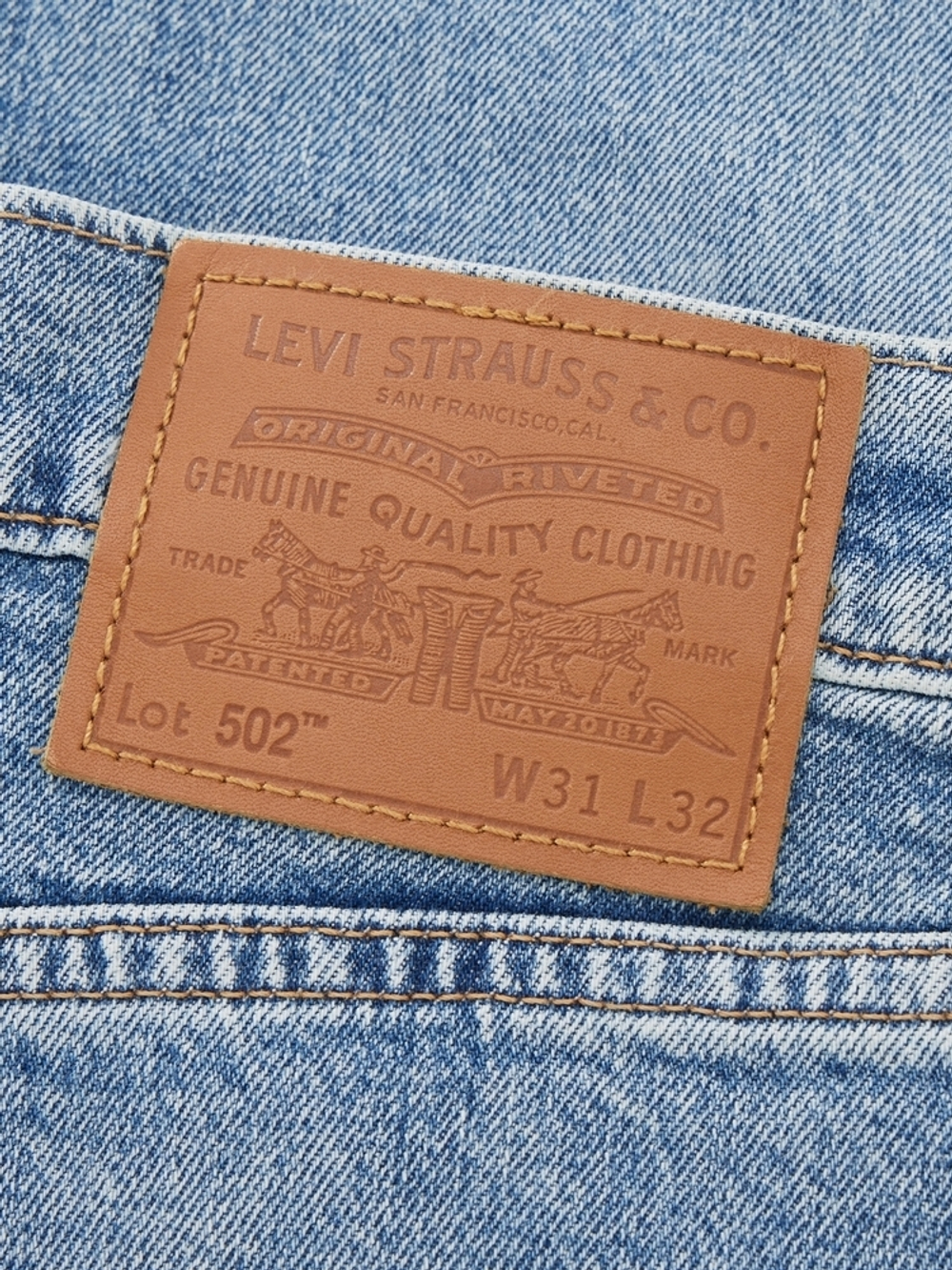 Мужские классические джинсы Levi's 502 Taper 29507-1422