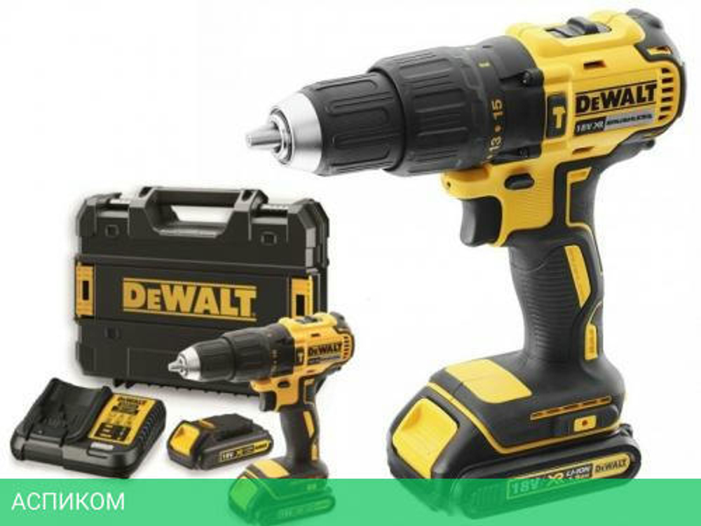 Дрель-шуруповерт DeWalt DCD778S2T-QW кейс