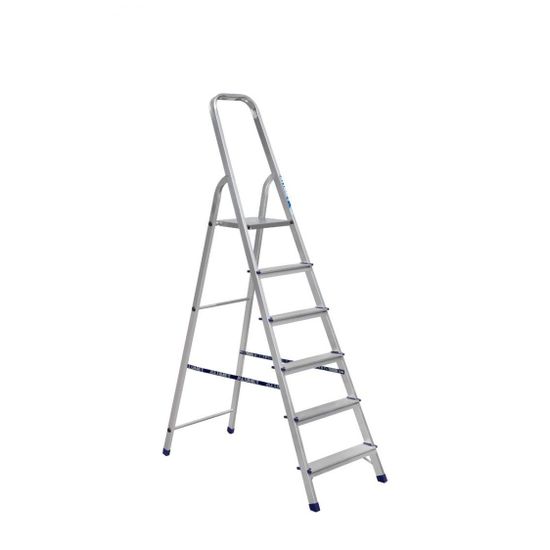 Лестница-стремянка "АЛЮМЕТ" 6-ти ступенчатая алюминиевая (АМ706)