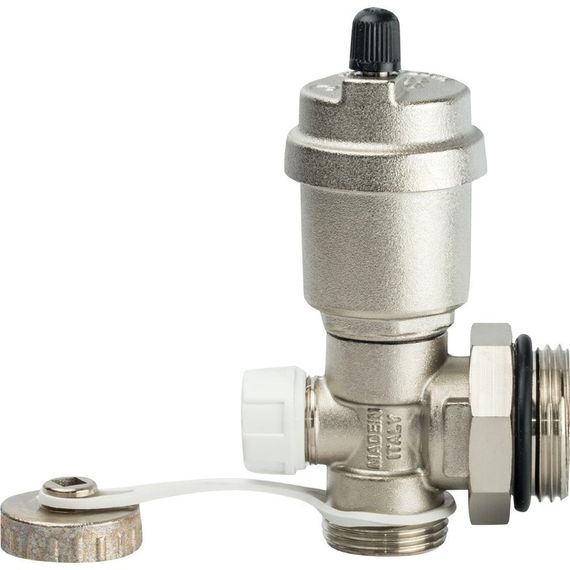 Воздухоотводчик STOUT со сливным клапаном НР 1&quot; для коллектора 27602