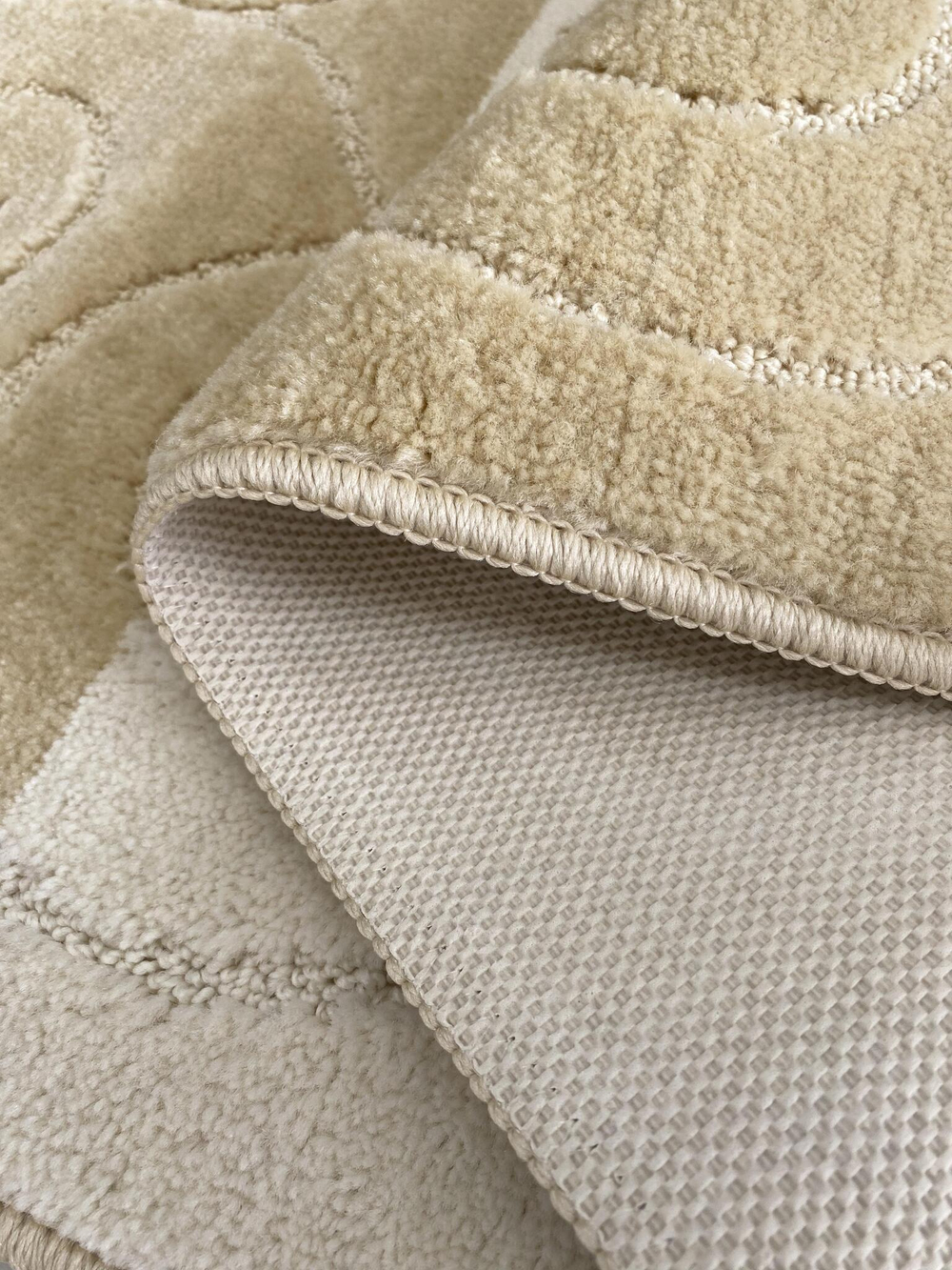 Комплект ковриков для ванной Confetti Bath Maximus Sile 2540 Beige BQ (60*100; 50*60)