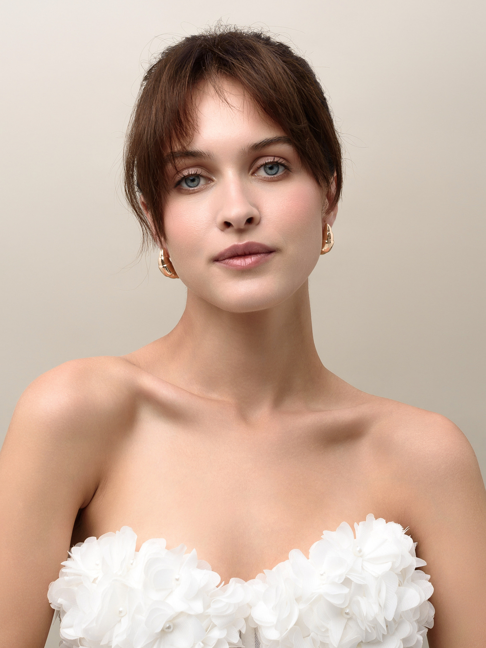 Серьги "Croissant" Gold