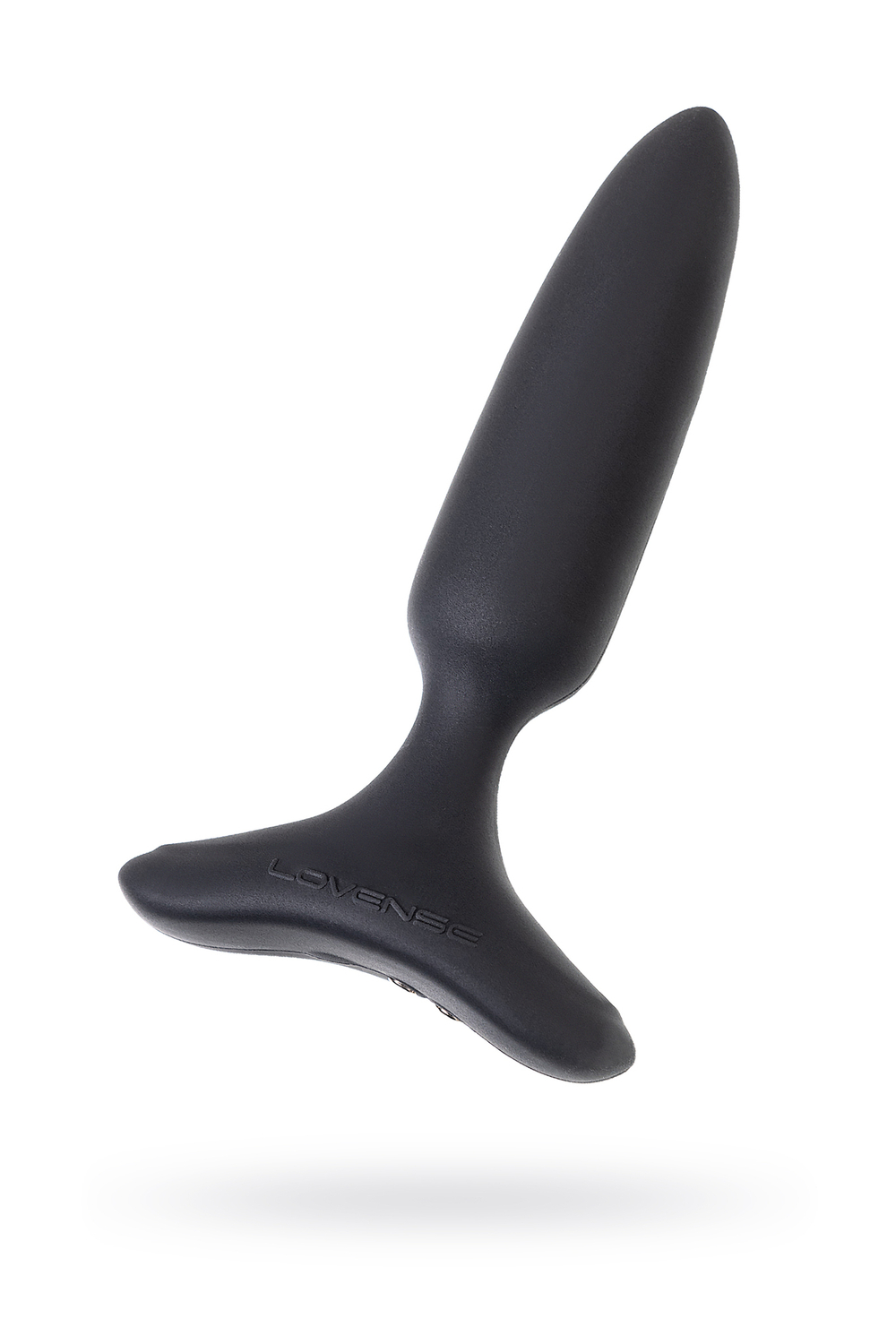 Анальная втулка LOVENSE Hush 2 (XS), силикон, черная, 12,1 см, Ø 2,5 см
