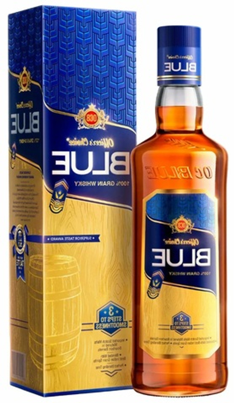 Офисерс Чойс Блю Пьюр Грейн 0,75 п/у 40% Элайд Блендерс Дистиллерс Индия