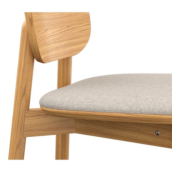 Стул барный saga, рогожка, бежевый