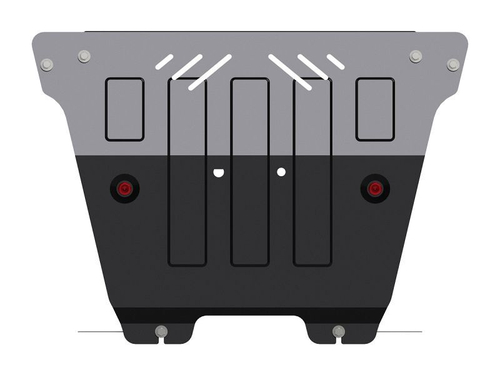 Защита картера и КПП Sheriff для Renault Megane III 2008-2016 арт.18.2417