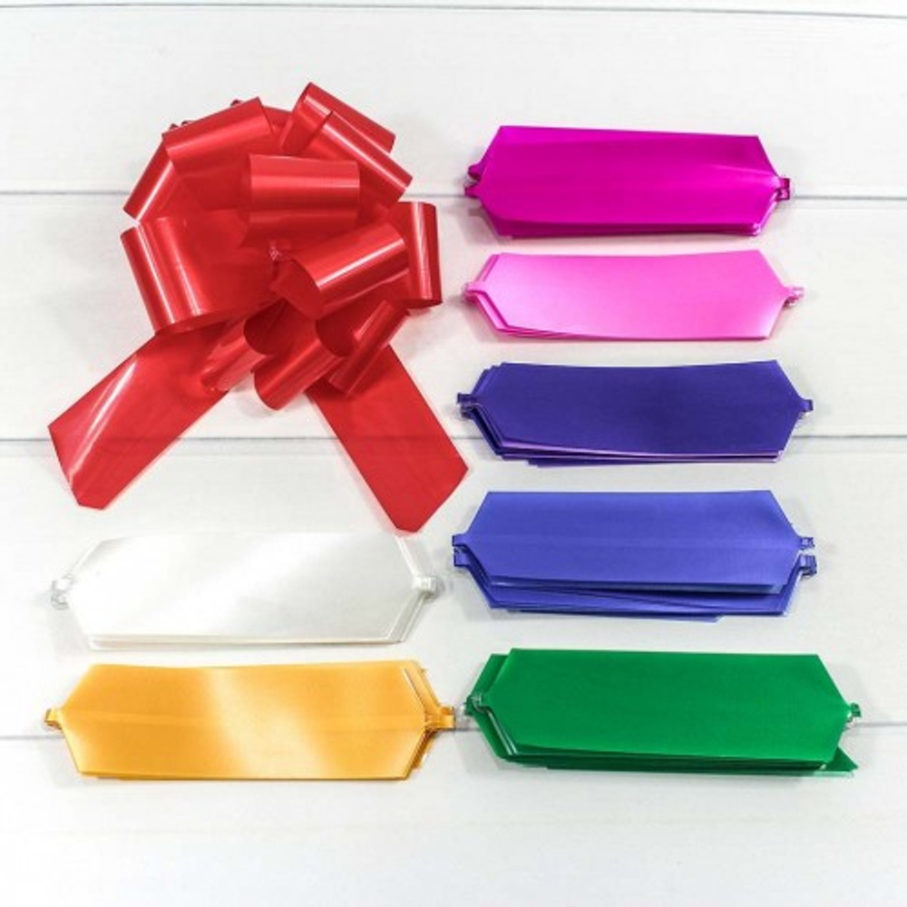 Бант Шар 5см Набор 8 шт однотонный (Микс)