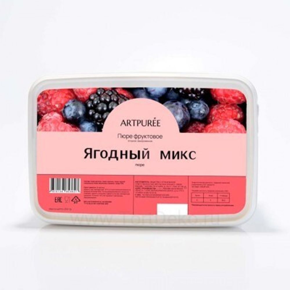 Пюре фруктовое ЯГОДНЫЙ МИКС, 250 гр  ARTPUREE