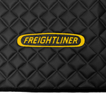 Ковры FREIGHTLINER CENTRY (механика) (экокожа, черный, черный кант, желтая вышивка)