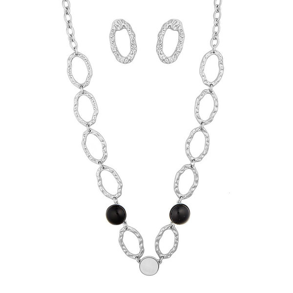 Комплект Possebon Black Agate-M.Pearl S7914.4.1 BW/S