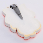 3612543 Детские, маникюрные щипчики - книпсеры «Лисичка» с резиновой игрушкой