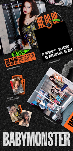 Альбом BABYMONSTER - WE GO UP (GO Ver.)