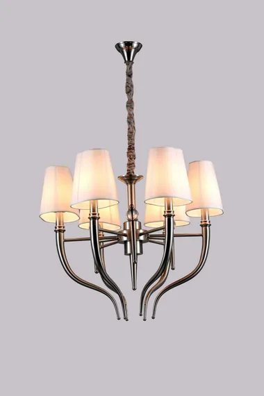 8658/6NK NICKEL (1) Люстра Veneto Luce