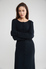 Платье «Old Money» с пуговицами