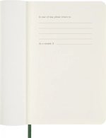 Ежедневник на 2025 год Moleskine Classic Soft (DSK1512DC2) 9х14см мягкая обложка зеленый