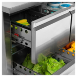 Стол холодильный TEFCOLD CK7360 с бортом