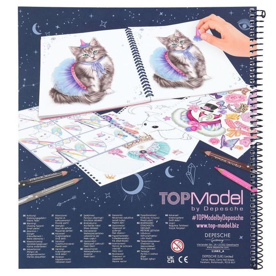 TOPModel Colouring Book MOONLIGHT