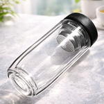 Термос стеклянный с LED-дисплеем Smartview, чёрный