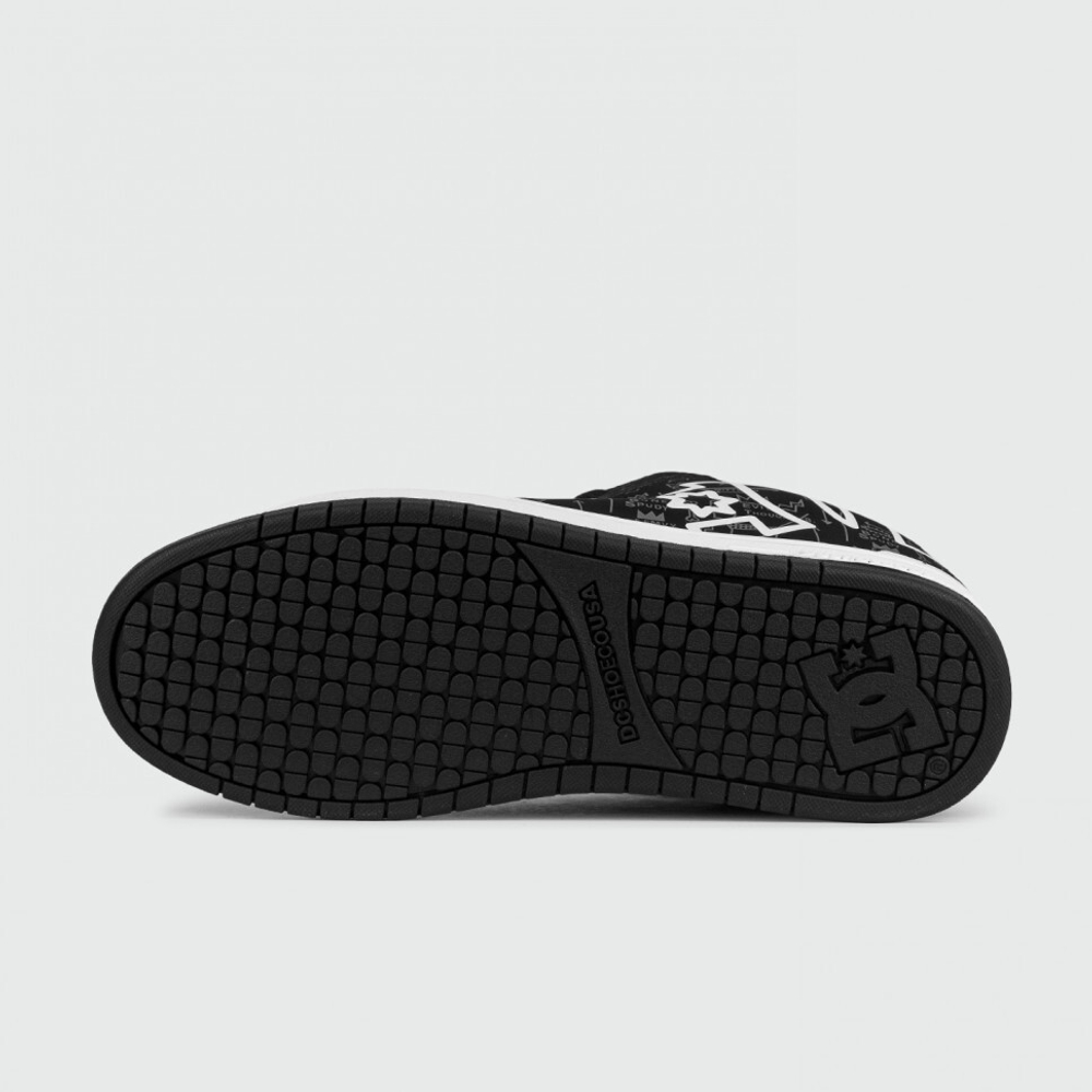 кеды DC Shoes Court Graffik Basq Black / White
