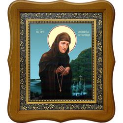 Досифея (Тяпкина) Киевская, преподобная затворница. Икона на холсте.
