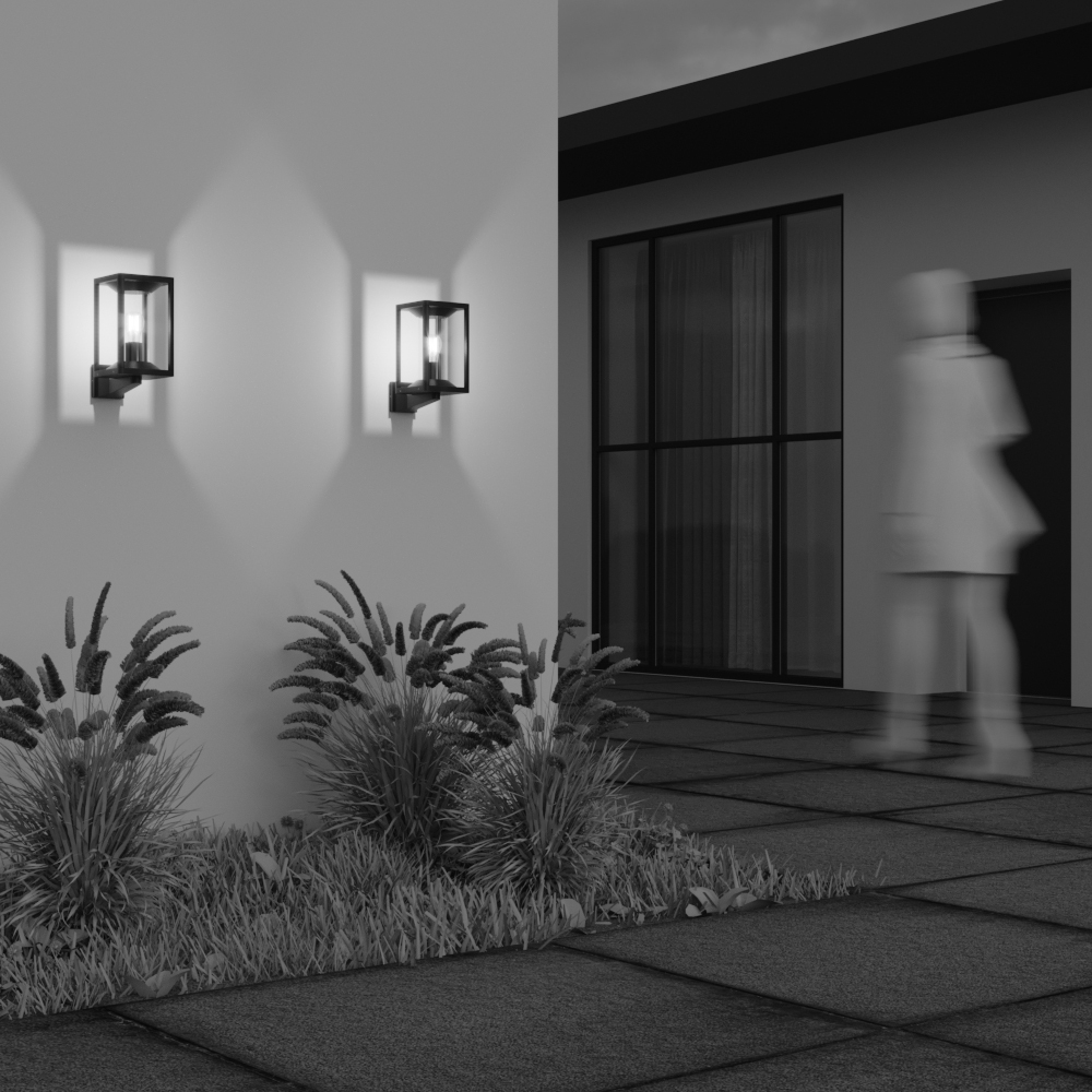 Уличный настенный светильник Outdoor O452WL-01GF