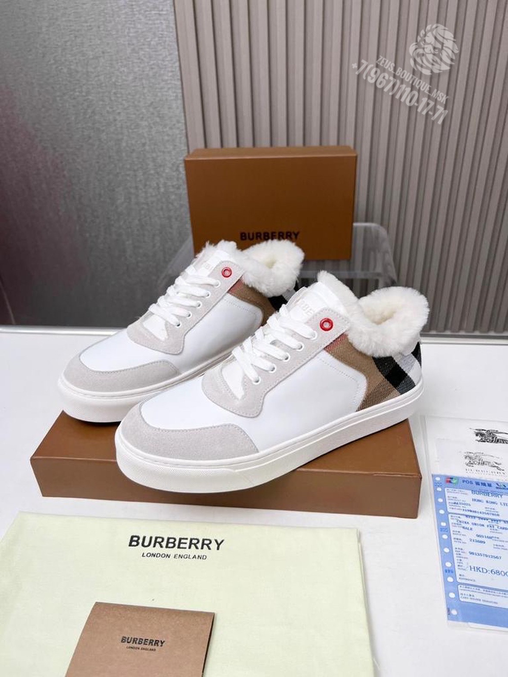 Кеды Burberry