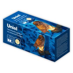 USL-S-829-PM290 BROWN OWL Садовый светильник на солнечной батарее Филин. 1 светодиод. Теплый белый свет. 1xАA Ni-Mh аккумулятор в-к. IP44. TM Uniel