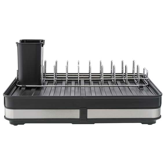 Сушилка для посуды atle раздвижная большая, черная
