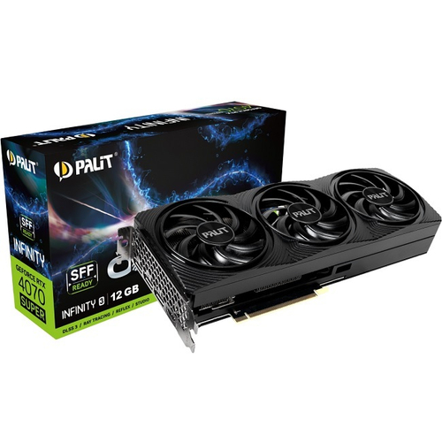 Видеокарта Palit GeForce RTX 4070 SUPER Infinity 3 OC 12GB (NED407ST19K9-1043S)