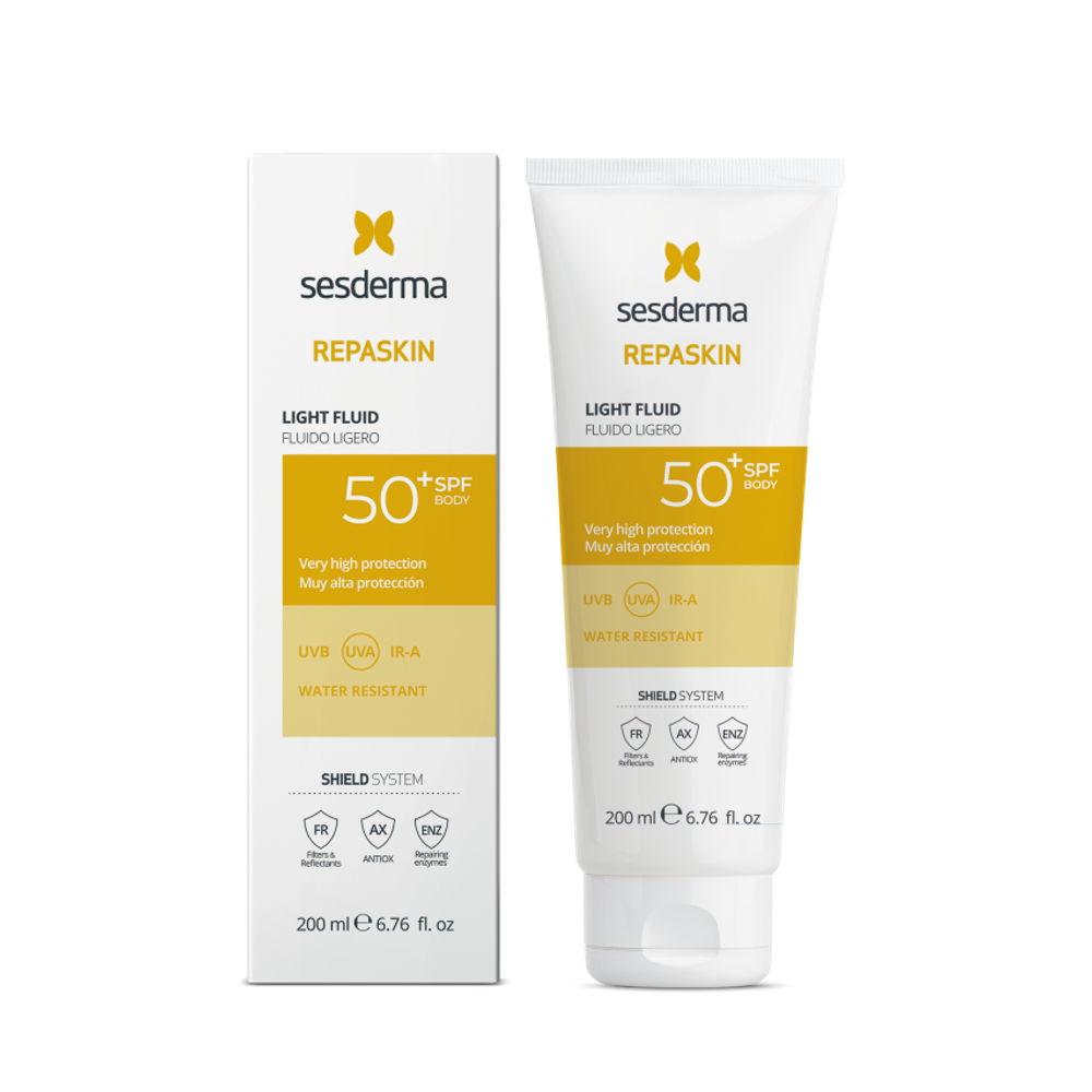 REPASKIN LIGHT FLUID SPF50 Флюид нежный солнцезащитный для тела