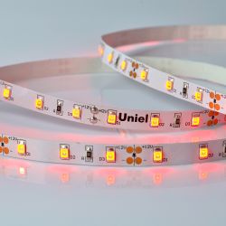 ULS-M11-2835-60LED-m-8mm-IP20-DC12V-4.8W-m-5M-RED PROFI Гибкая светодиодная лента на самоклеящейся основе. Катушка 5м. в герметичной упаковке. Красный свет. ТМ Uniel.