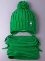 Шапка для девочек осенняя и снуд