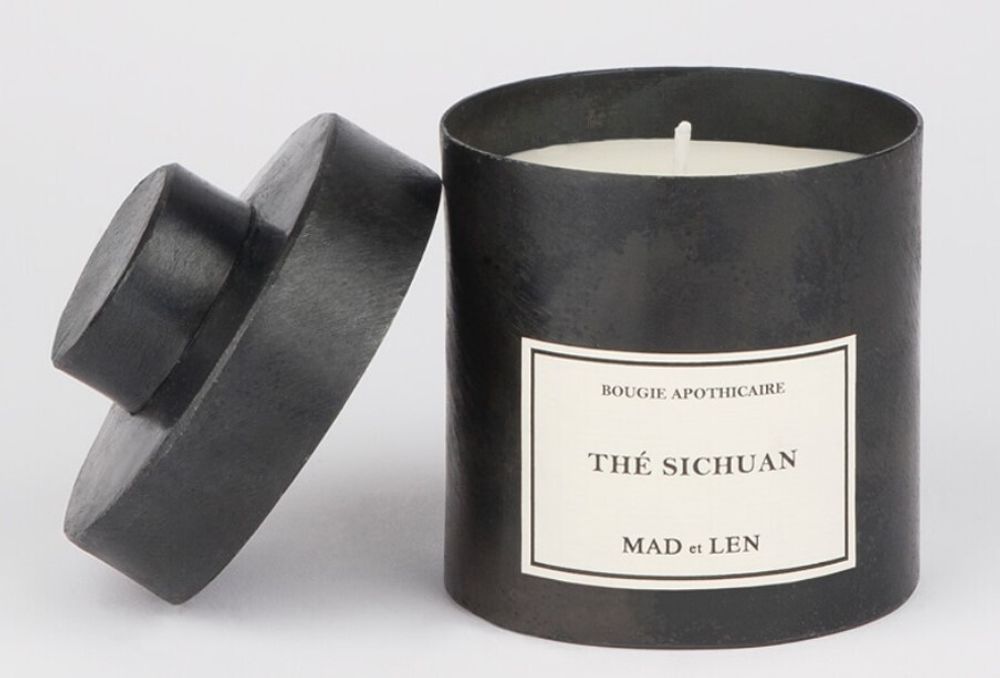 Свеча ароматическая The Sichuan MAD et LEN воск/металл/white 300g