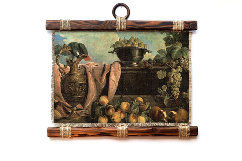 Подарочный свиток "Вино и фрукты"