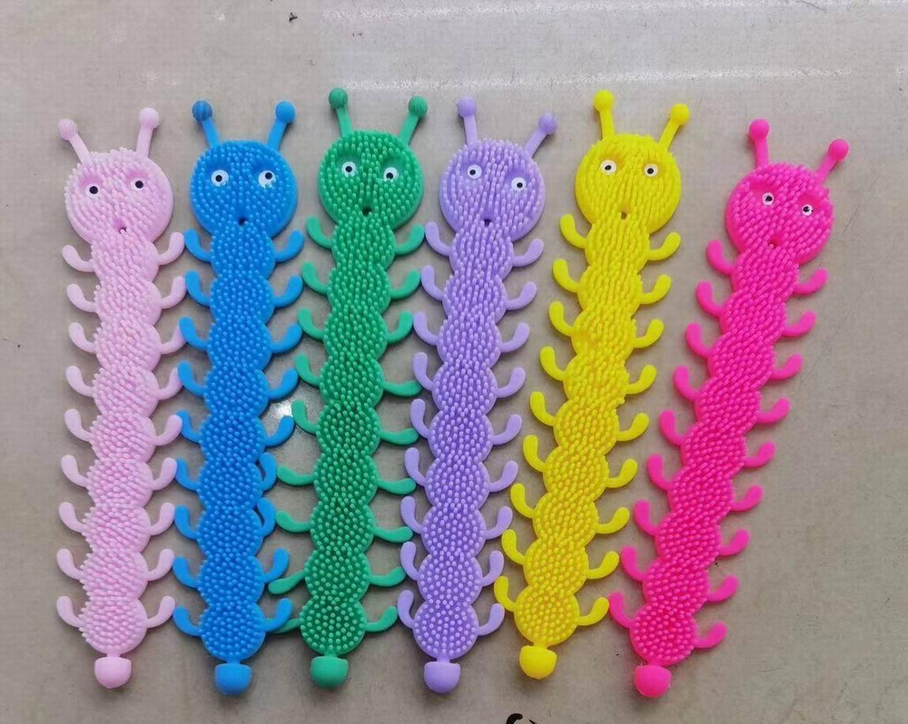 Тянучка-Гусеничка 20см. №357-7