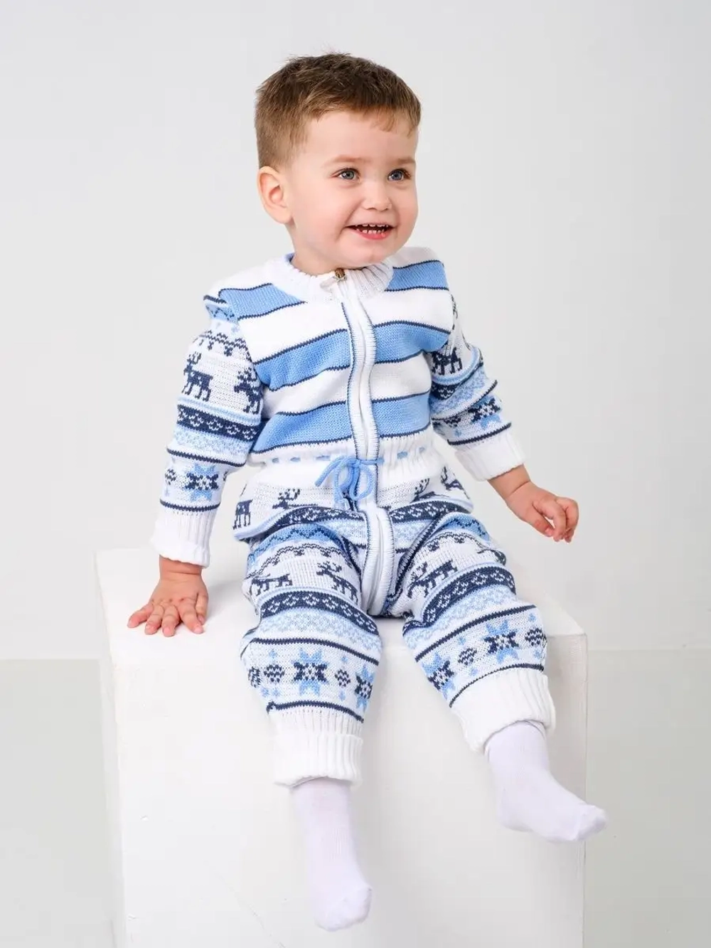 Комбинезон вязаный