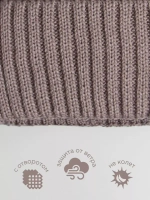 Шапка для девочки осенняя