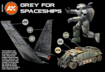 Набор акриловых красок AK Interactive Grey for Spaceships Set
