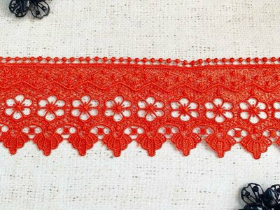 Кружево плетеное, ш. 7,8 см.
